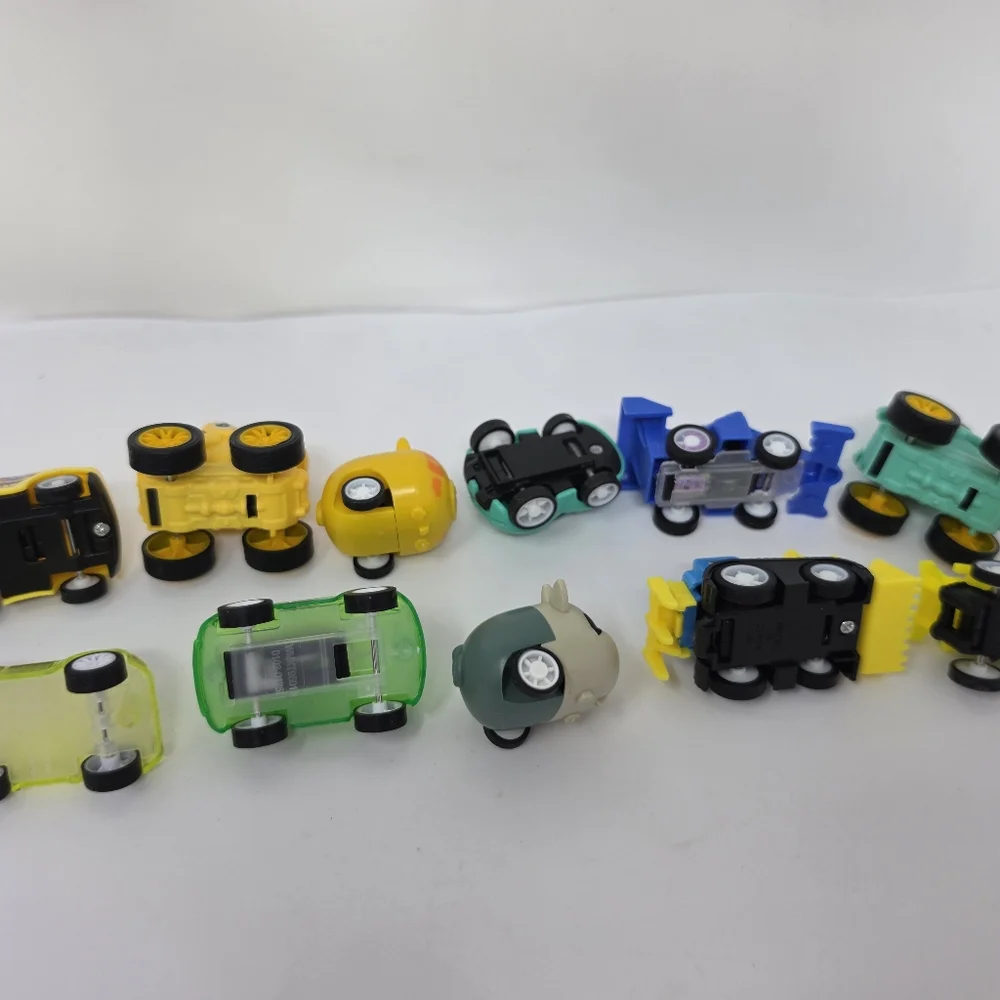 Plastic Toy Pullback Cars Lot